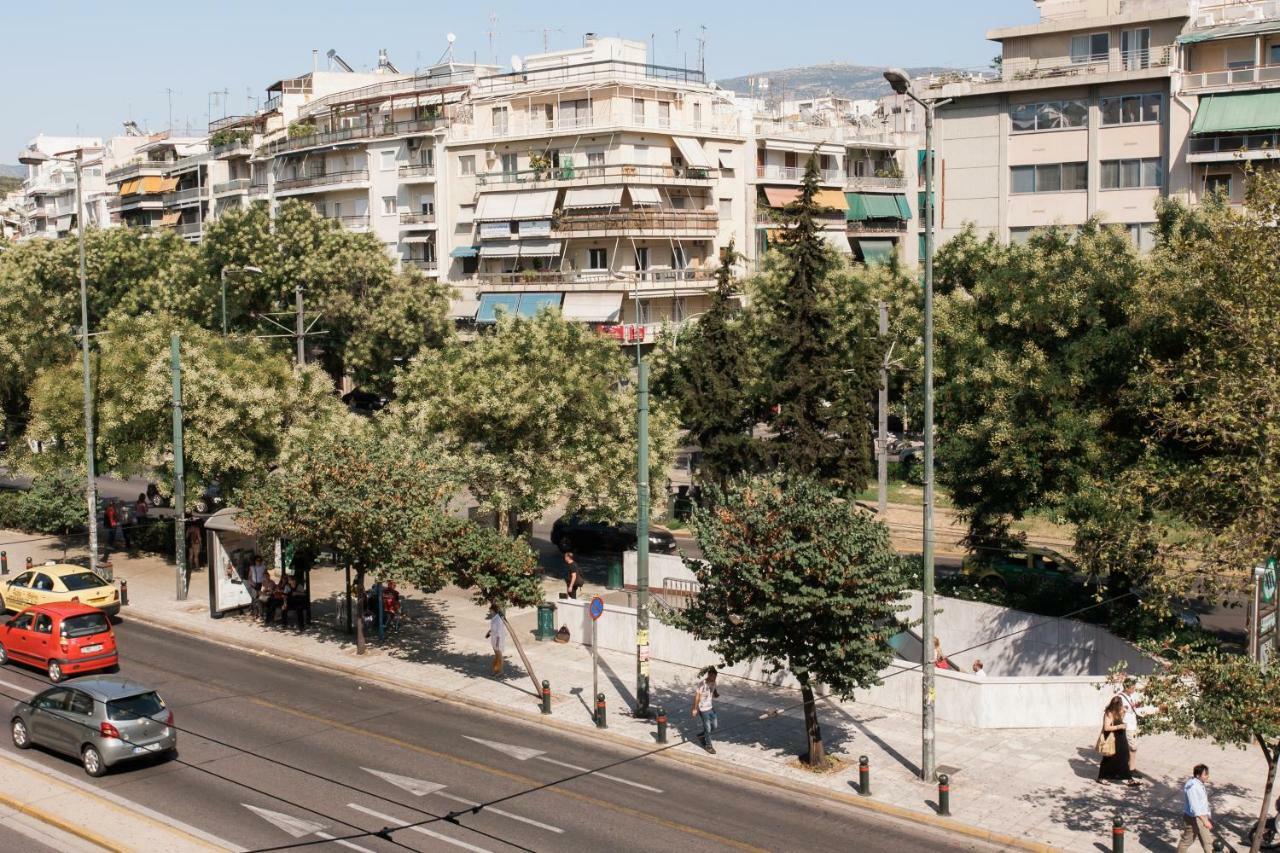 Museum Of Modern Art Rooms In Apartment, Next To Metro Suggrou Fix, Walk To Acropolis Athena Bagian luar foto